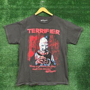 Terrifier X Bloody Disgusting Glow In The Dark Horror Tshirt size medium